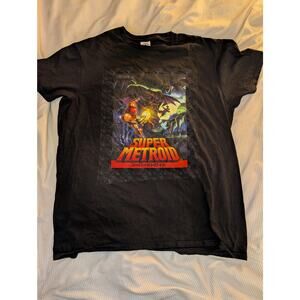 Official Nintendo Super Metroid Samus T- Shirt Large